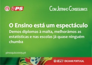 O Ensino está um espectáculo